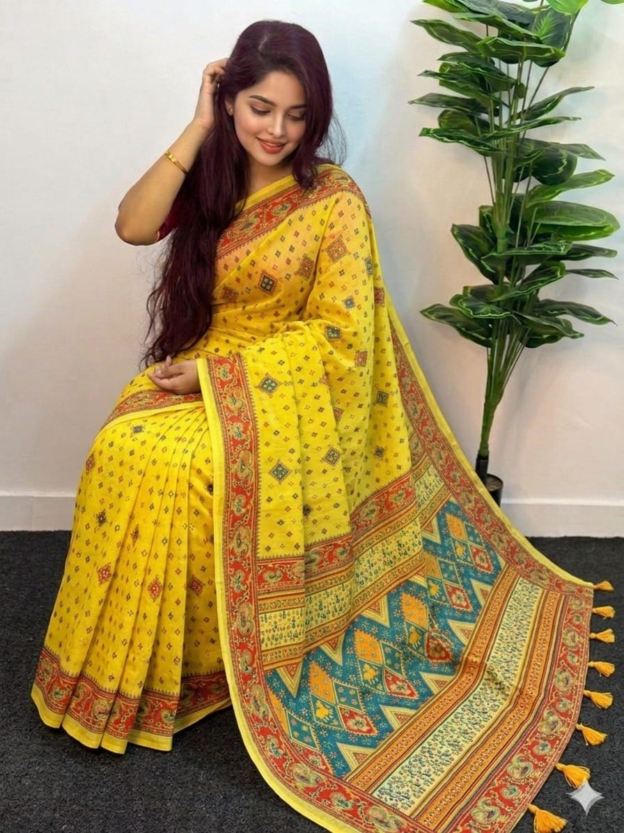 প্রিমিয়াম জামদানি টাঙ্গাইল শাড়ি 2.0 - Image 3